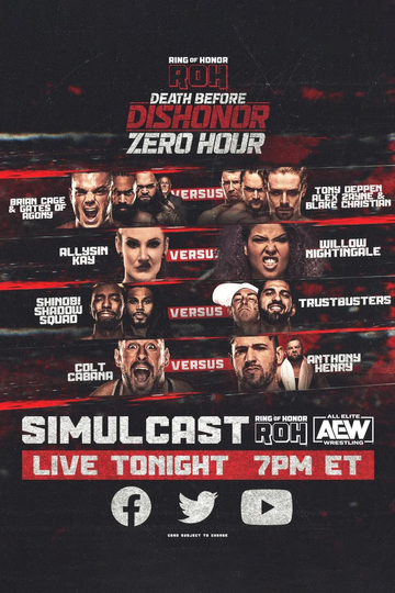 ROH: Death Before Dishonor XIX Zero Hour Poster