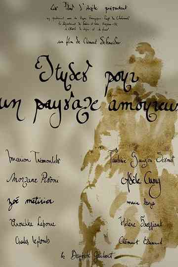 Etudes pour un paysage amoureux Poster