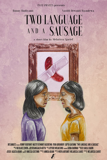 Two Language and A Sausage Poster