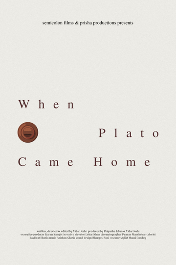 When Plato Came Home Poster