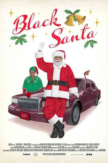 Black Santa Poster
