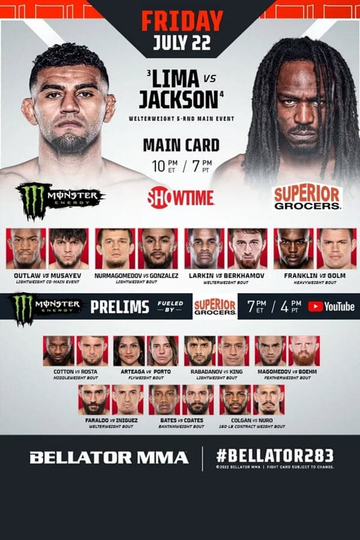 Bellator 283: Lima vs. Jackson Poster