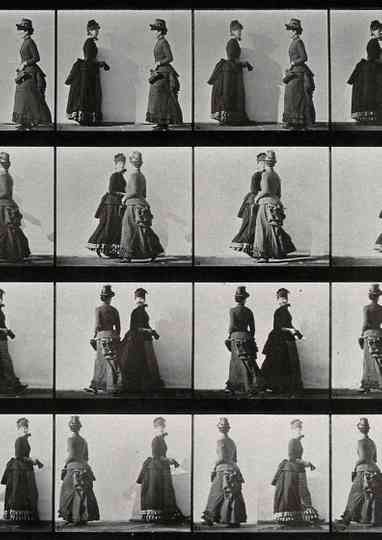 Women are passing each other by Poster