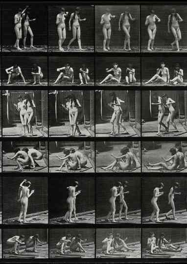 Two women sitting on the ground and smoking Poster