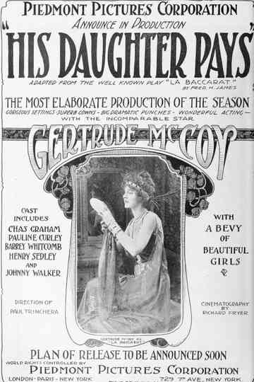 His Daughter Pays Poster