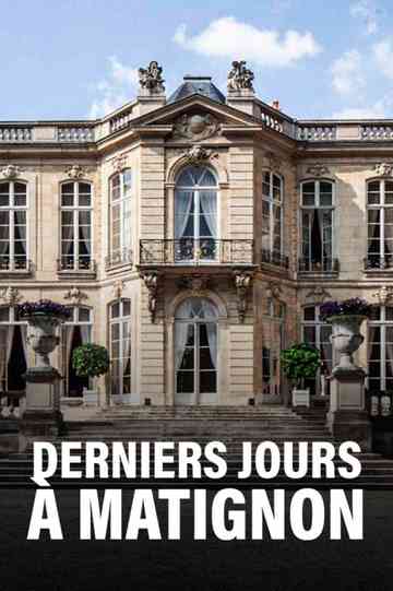 Derniers jours à Matignon poster