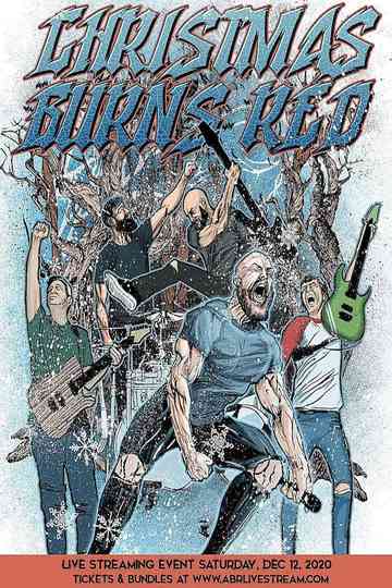 Christmas Burns Red Poster
