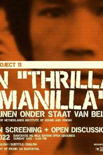 Een Thrilla in Manila: De Filipijnen Onder Staat Van Beleg Poster