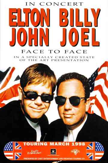 Elton John And Billy Joel Face To Face Poster