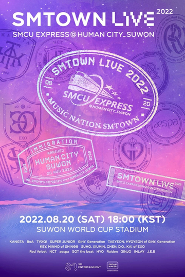 SMTOWN LIVE | 2022: SMCU EXPRESS @ HUMAN CITY_SUWON Poster