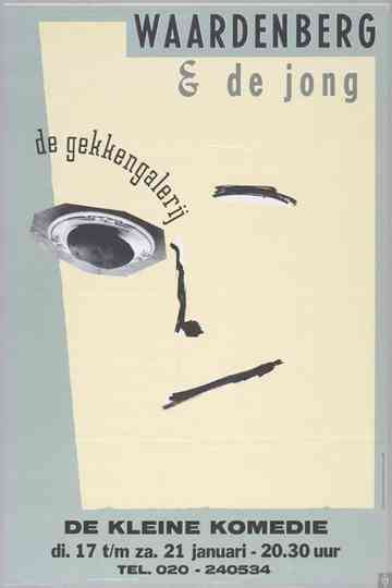 Waardenberg de Jong de Gekkengalerij Poster
