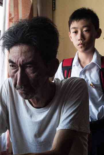 Old Man and A Dog Poster