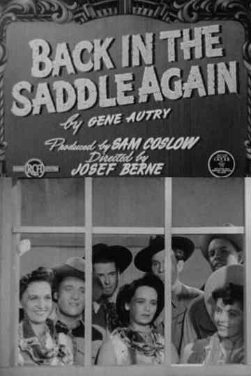 Back in the Saddle Again Poster