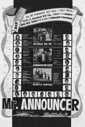 Mr. Announcer Poster