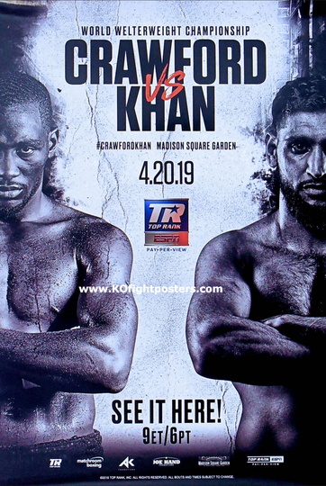 Terence Crawford vs. Amir Khan Poster