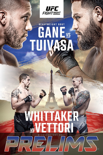 UFC Fight Night 209: Gane vs. Tuivasa - Prelims Poster