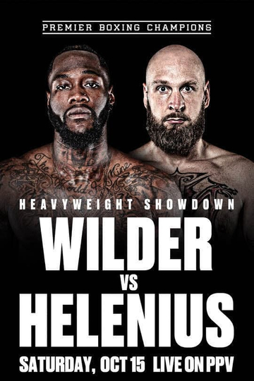 Deontay Wilder vs. Robert Helenius Poster