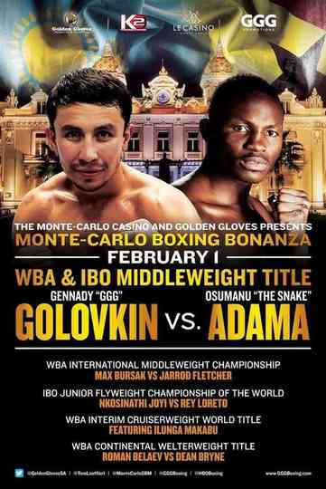 Gennady Golovkin vs. Osumanu Adama Poster