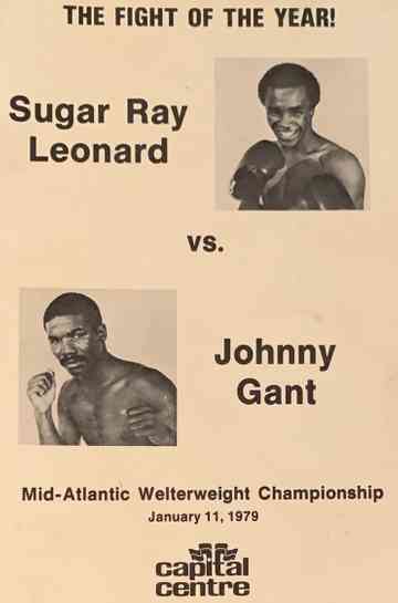 Sugar Ray Leonard vs. Johnny Gant Poster