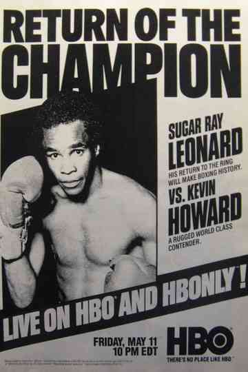 Sugar Ray Leonard vs. Kevin Howard Poster