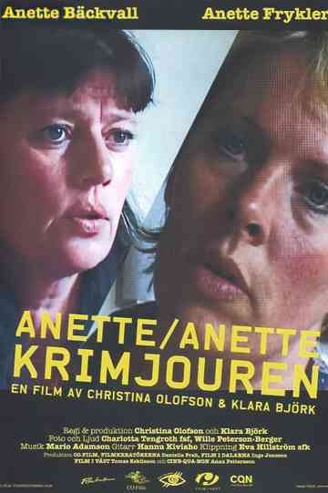 Anette/Anette - Krimjouren Poster