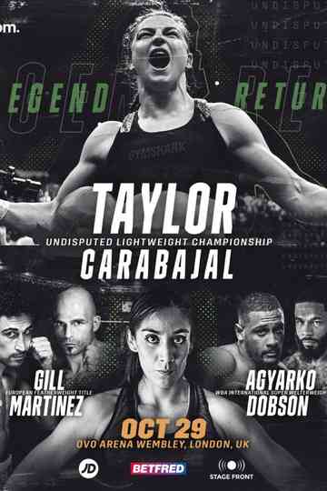 Katie Taylor vs Karen Elizabeth Carabajal Poster