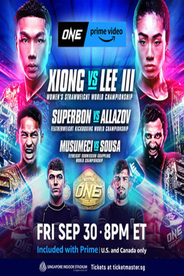 ONE on Prime Video 2: Xiong vs Lee 3 Poster