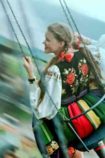 Merry-Go-Round in Łowicz Poster