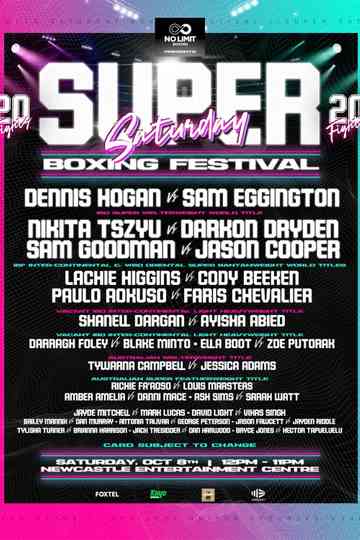 Dennis Hogan vs Sam Eggington Poster