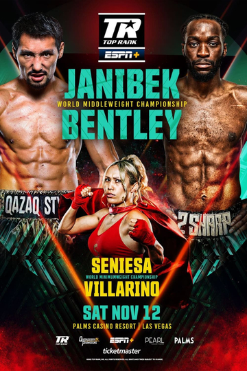 Janibek Alimkhanuly vs Denzel Bentley Poster