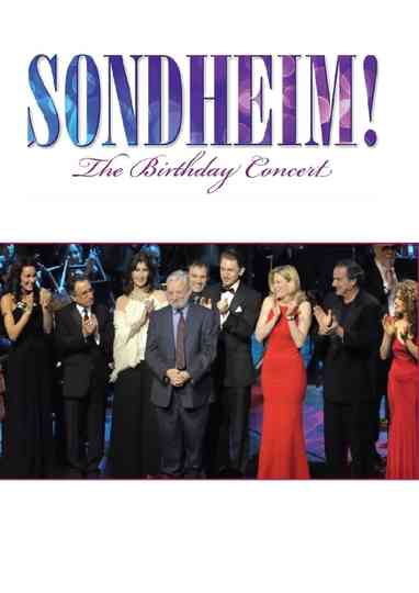 Sondheim The Birthday Concert Poster