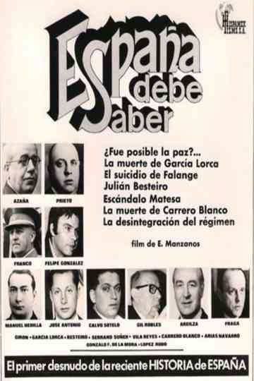 España debe saber Poster