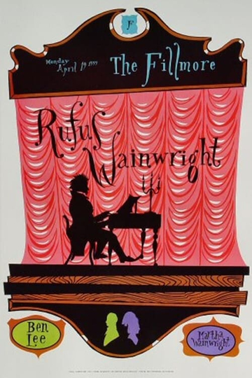 Rufus Wainwright Live at the FiIlmore Poster