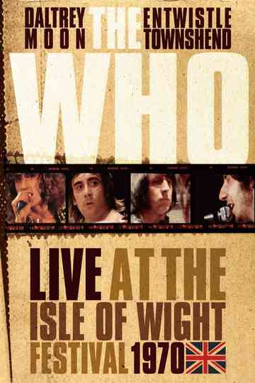 The Who -  Live at the Isle of Wight Festival 1970 Poster