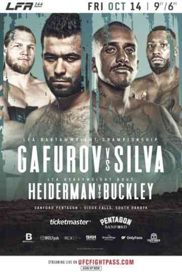 LFA 144: Gafurov vs. Silva Poster