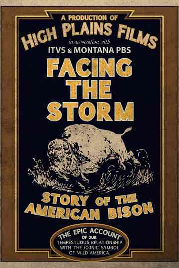 Facing the Storm: Story of the American Bison Poster