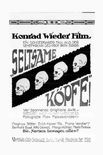 Seltsame Köpfe Poster