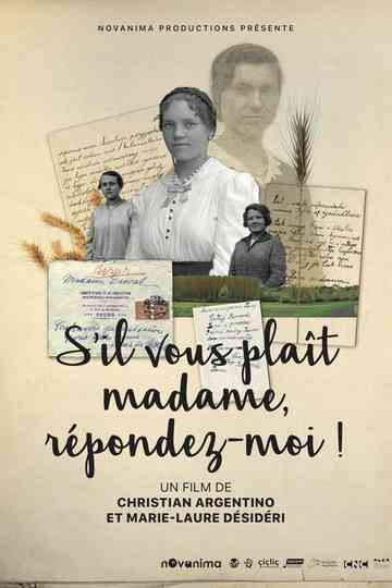 S’il vous plaît madame, répondez-moi ! Poster