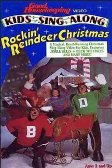 Rockin' Reindeer Christmas Poster