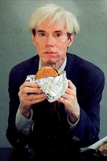 Andy Warhol Eating a Hamburger Poster