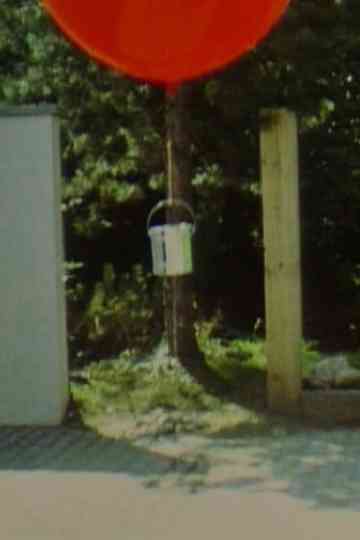 Balloon with Bucket Poster