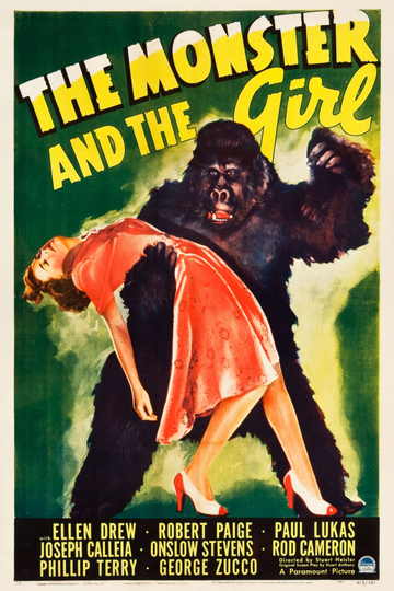 The Monster and the Girl Poster