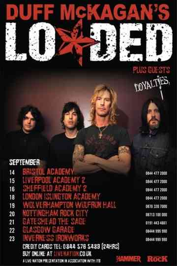 Duff McKagan's Loaded: Live at The Garage Poster