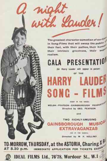 Harry Lauder Songs Poster