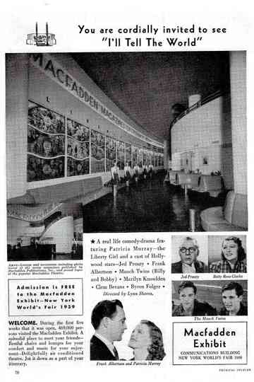 I'll Tell the World Poster