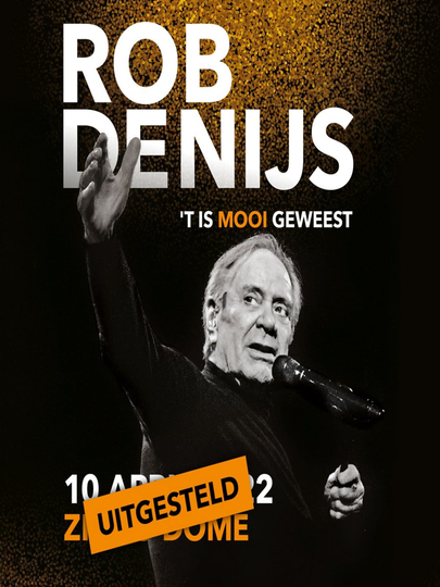 Rob de Nijs - Afscheidsconcert Poster