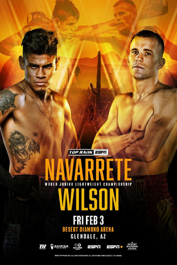 Emanuel Navarrete vs. Liam Wilson Poster