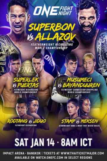 ONE Fight Night 6: Superbon vs. Allazov Poster
