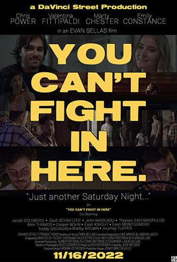 You Can't Fight in Here Poster