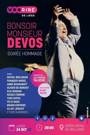 Bonsoir Monsieur Devos Poster